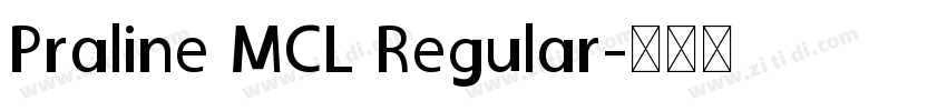Praline MCL Regular字体转换